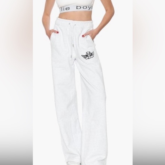 Boys Lie The Business Pant in Ivory - Picture 2 of 3